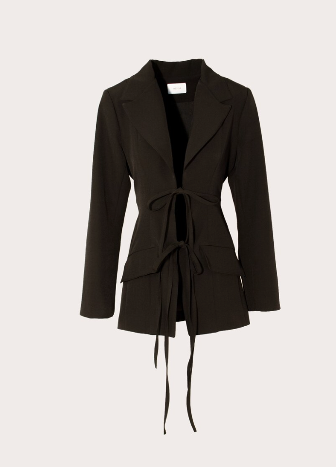 Black Lace Blazer