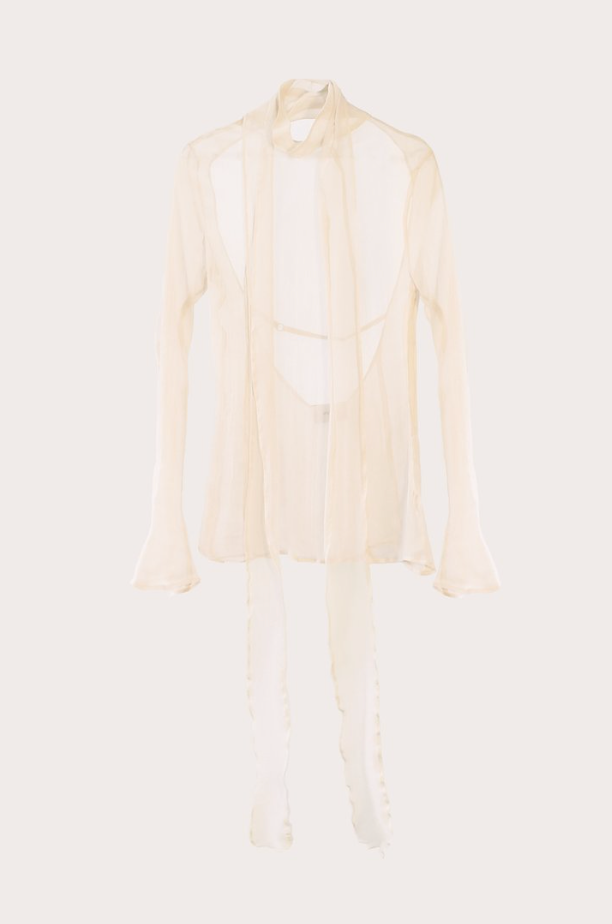 Pale Gauze Blouse