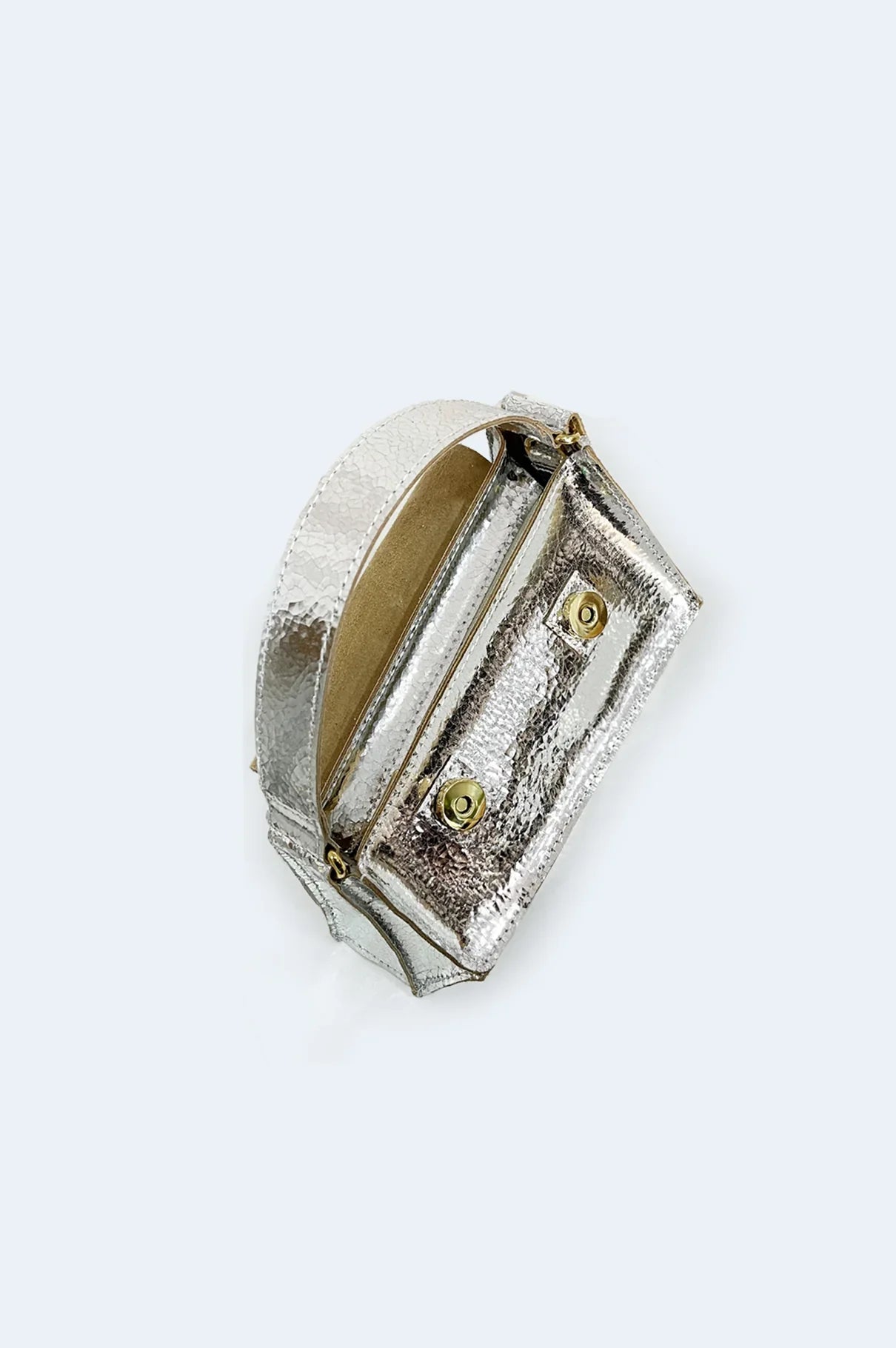 Silver Mini Crash Bag