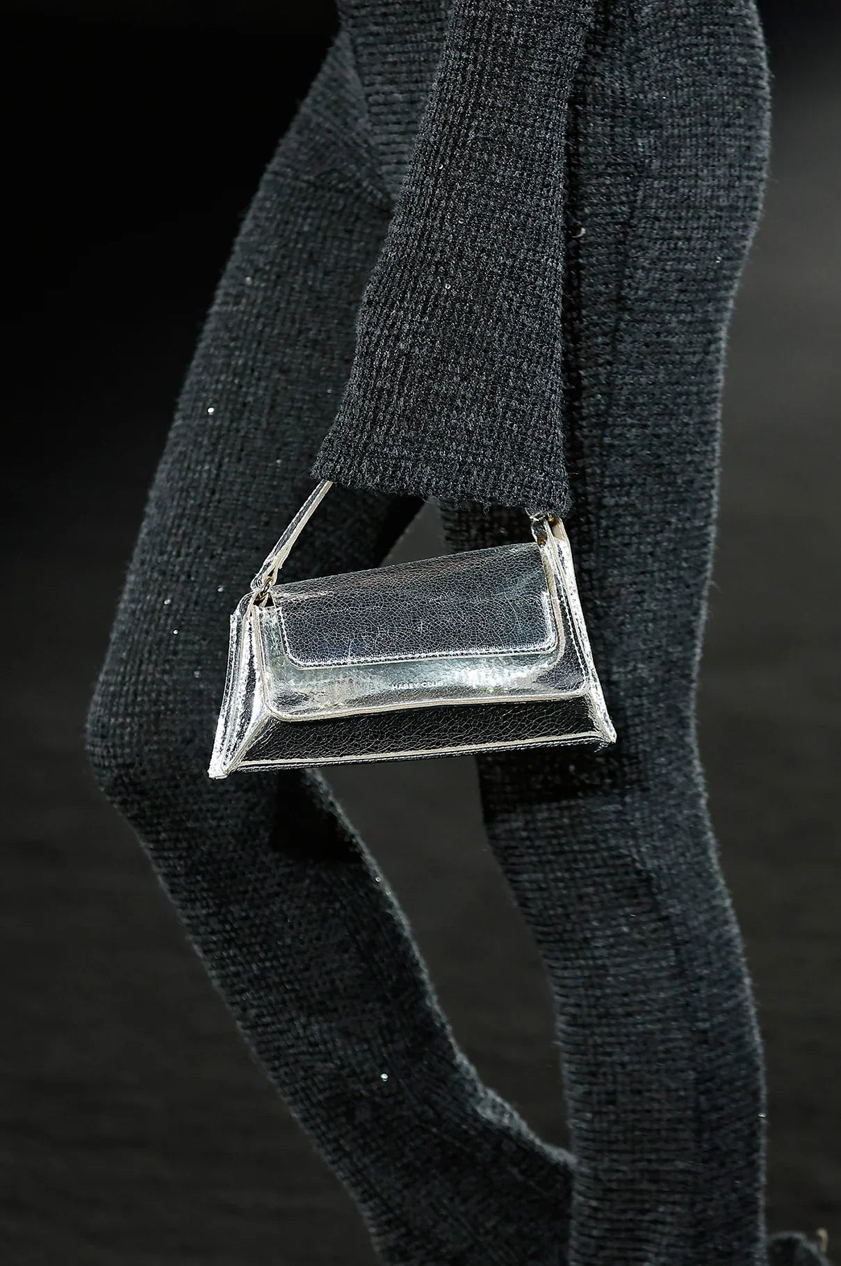 Silver Mini Crash Bag