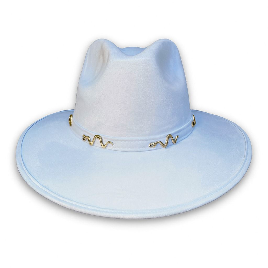 Sombrero Azul Baby Serpes Plata