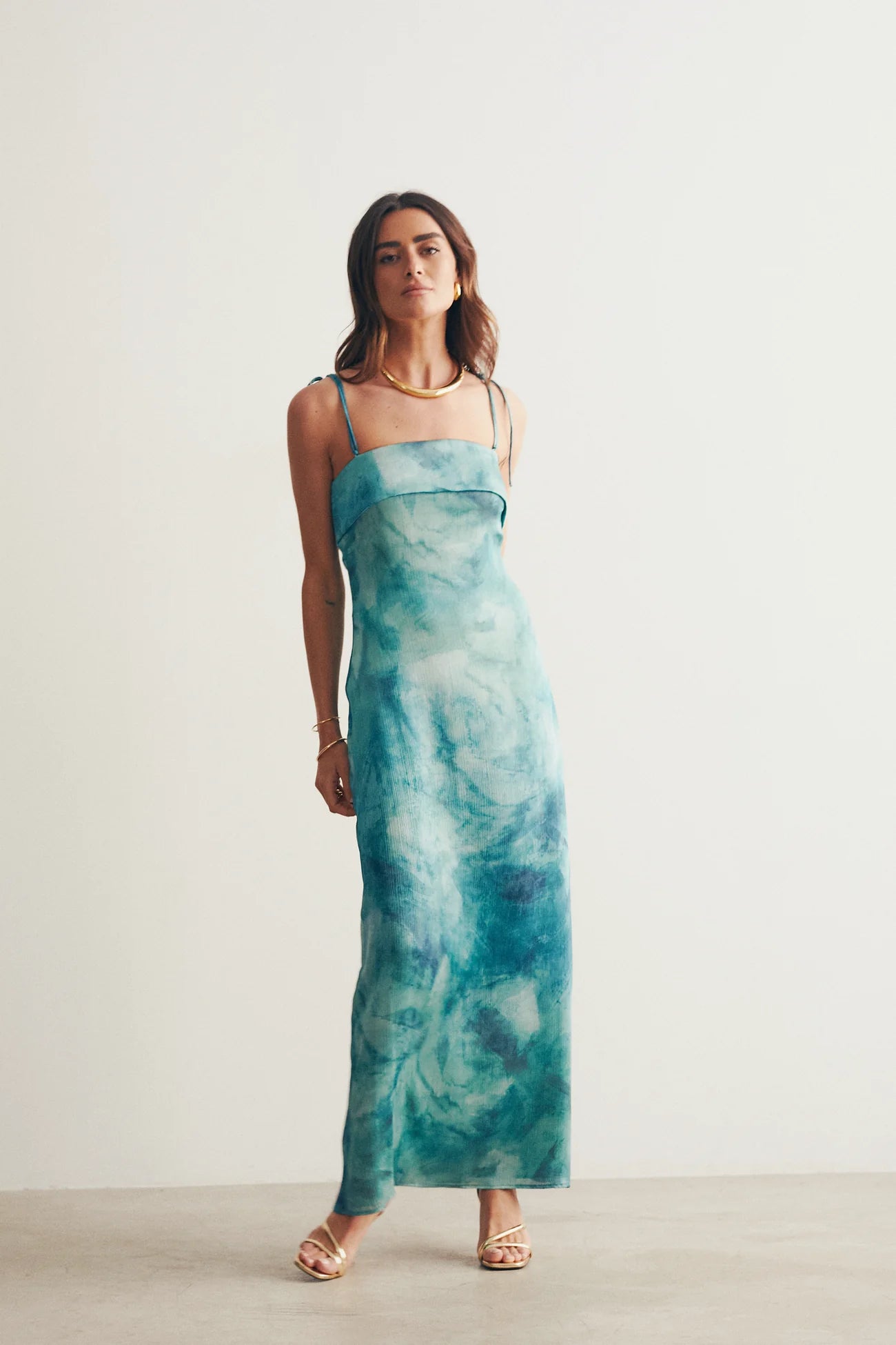 Vestido Helena Aqua