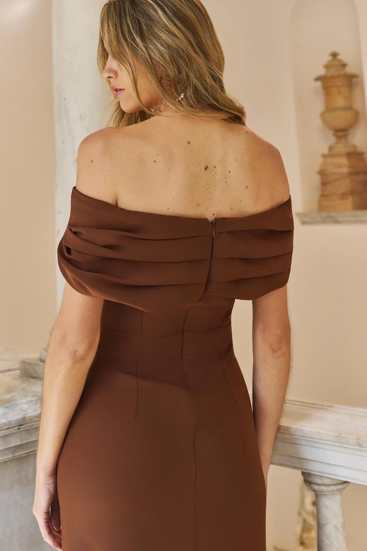 Vestido Largo Giala Chocolate
