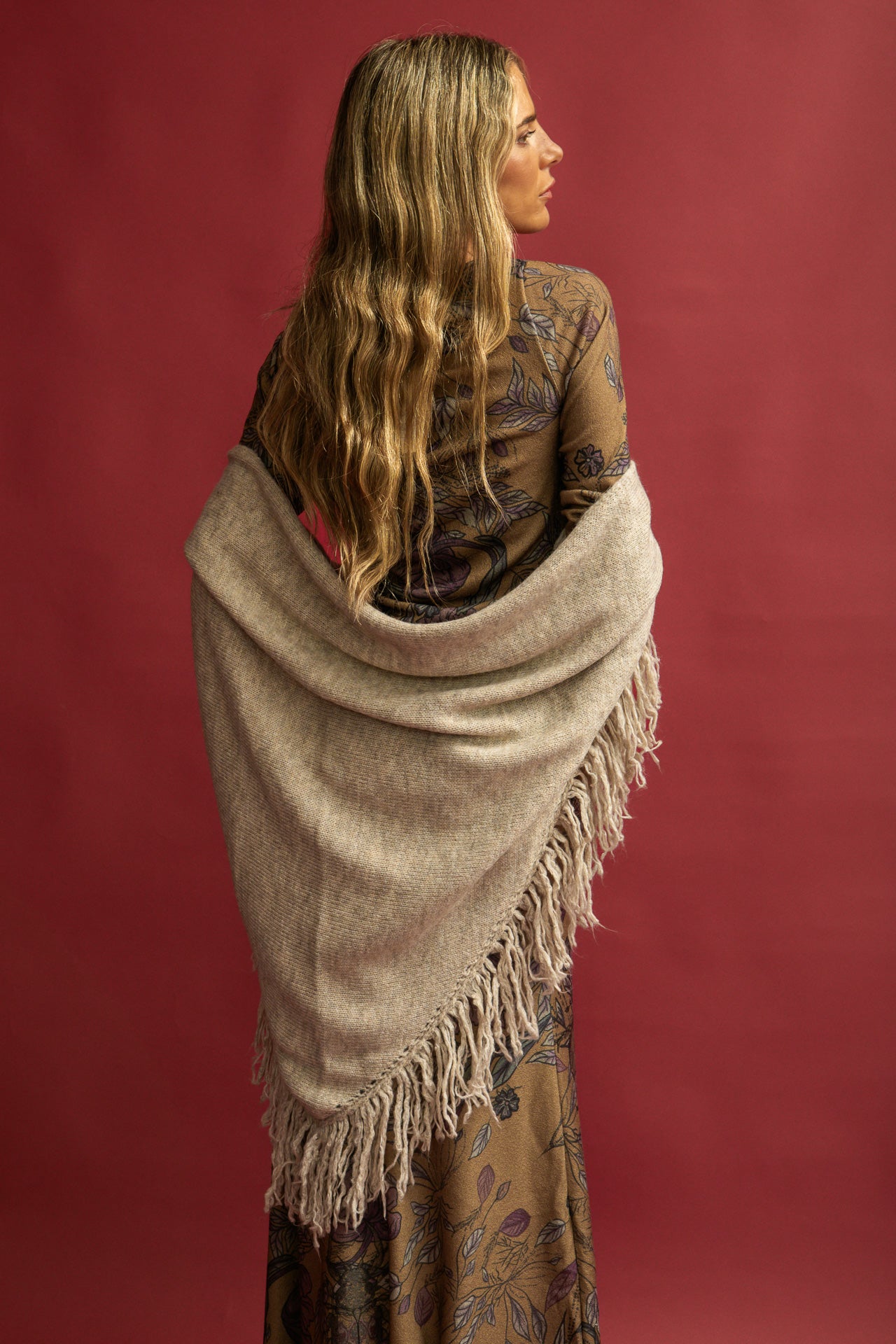 Poncho Meissa Sabbia