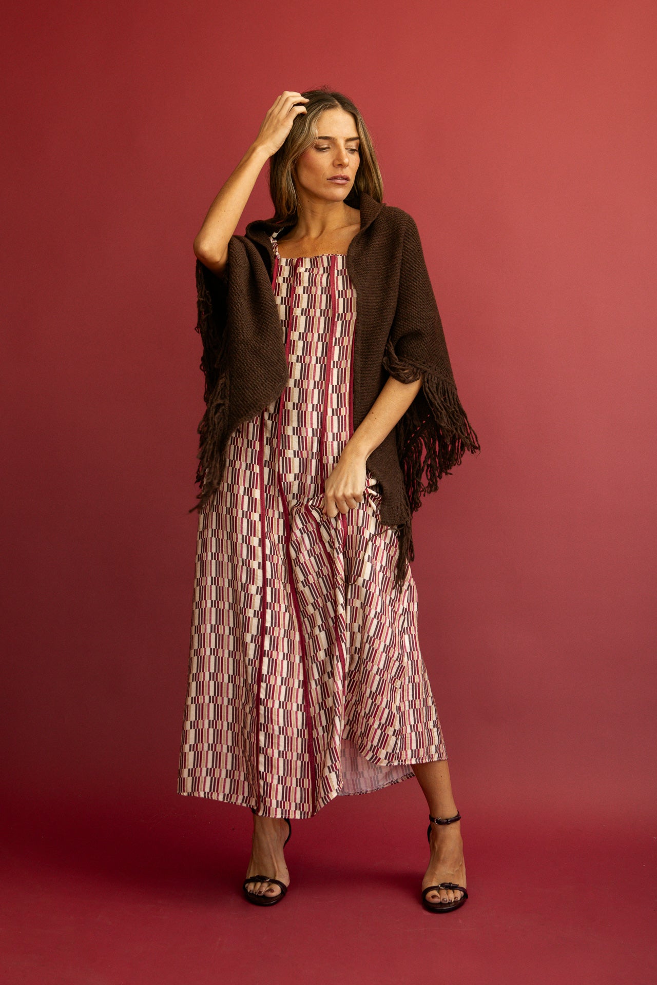 Poncho Sicilia Marrón