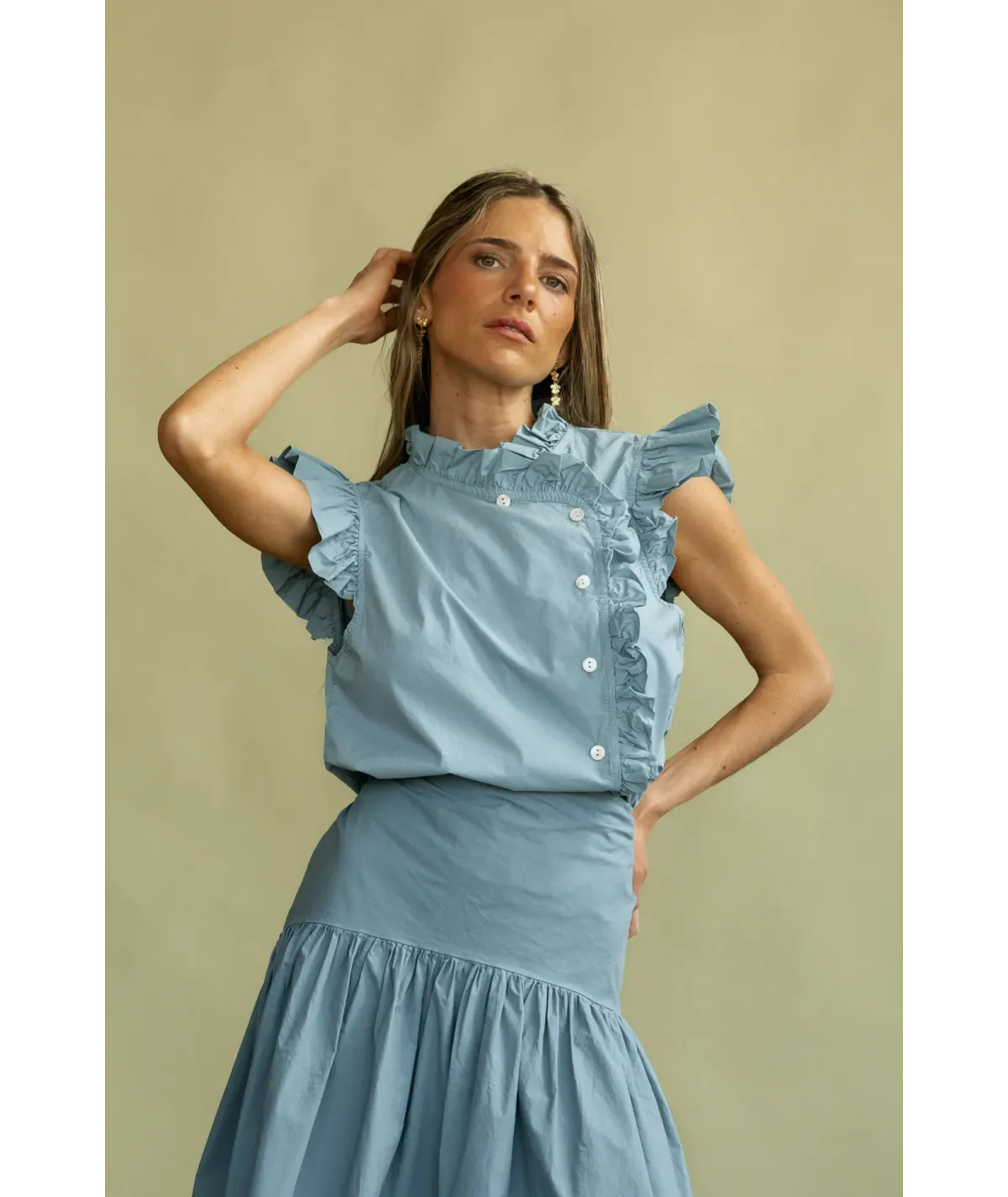Camisa Caliel Azul