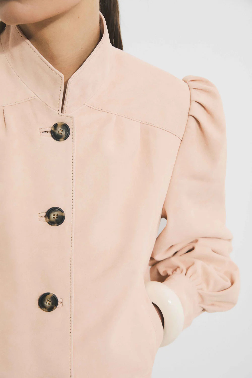 Chaqueta de ante 006 Champagne Rosé