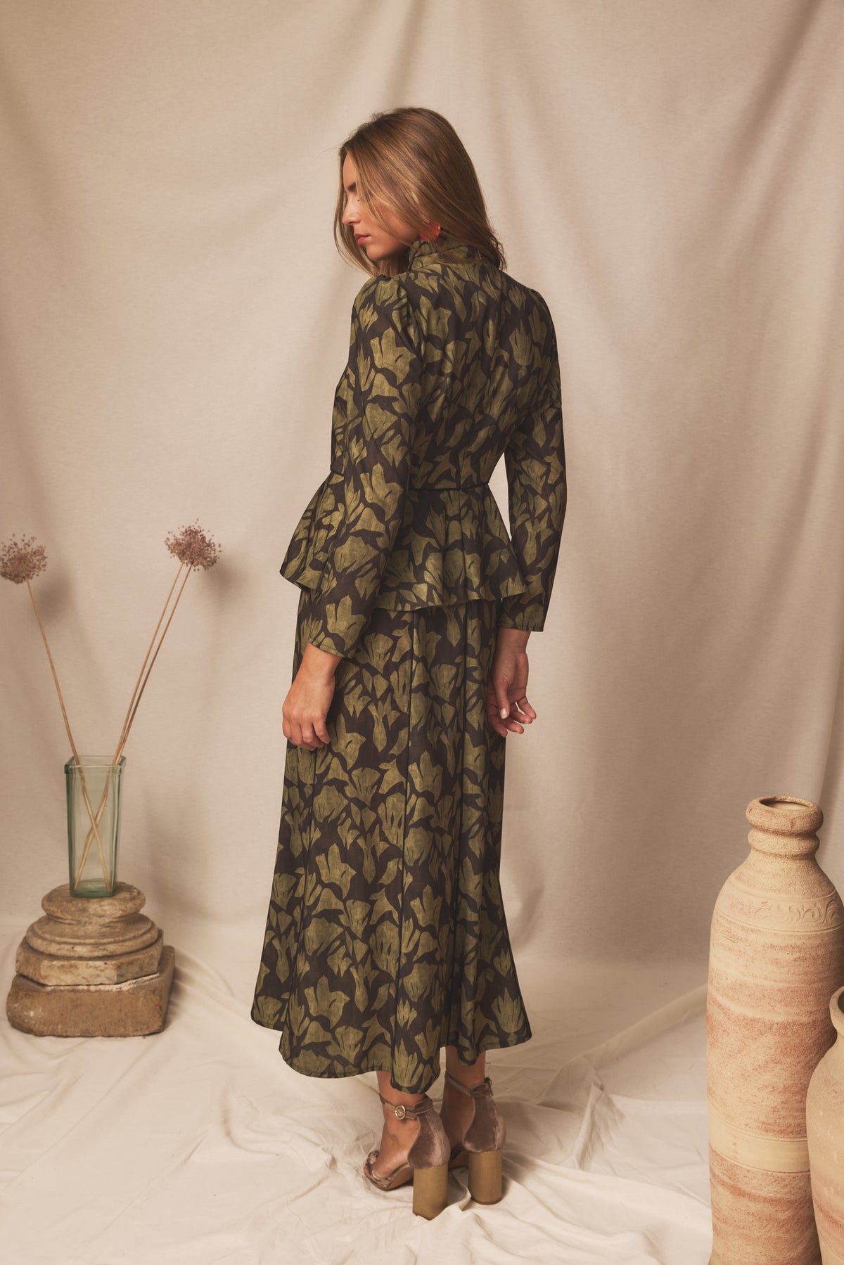 Vestido midi Lumia Moss