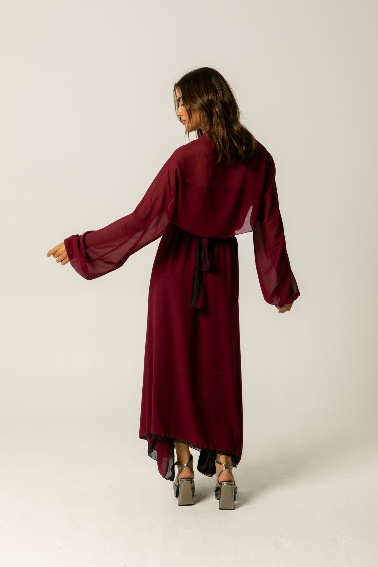 Vestido Lurea Burdeos