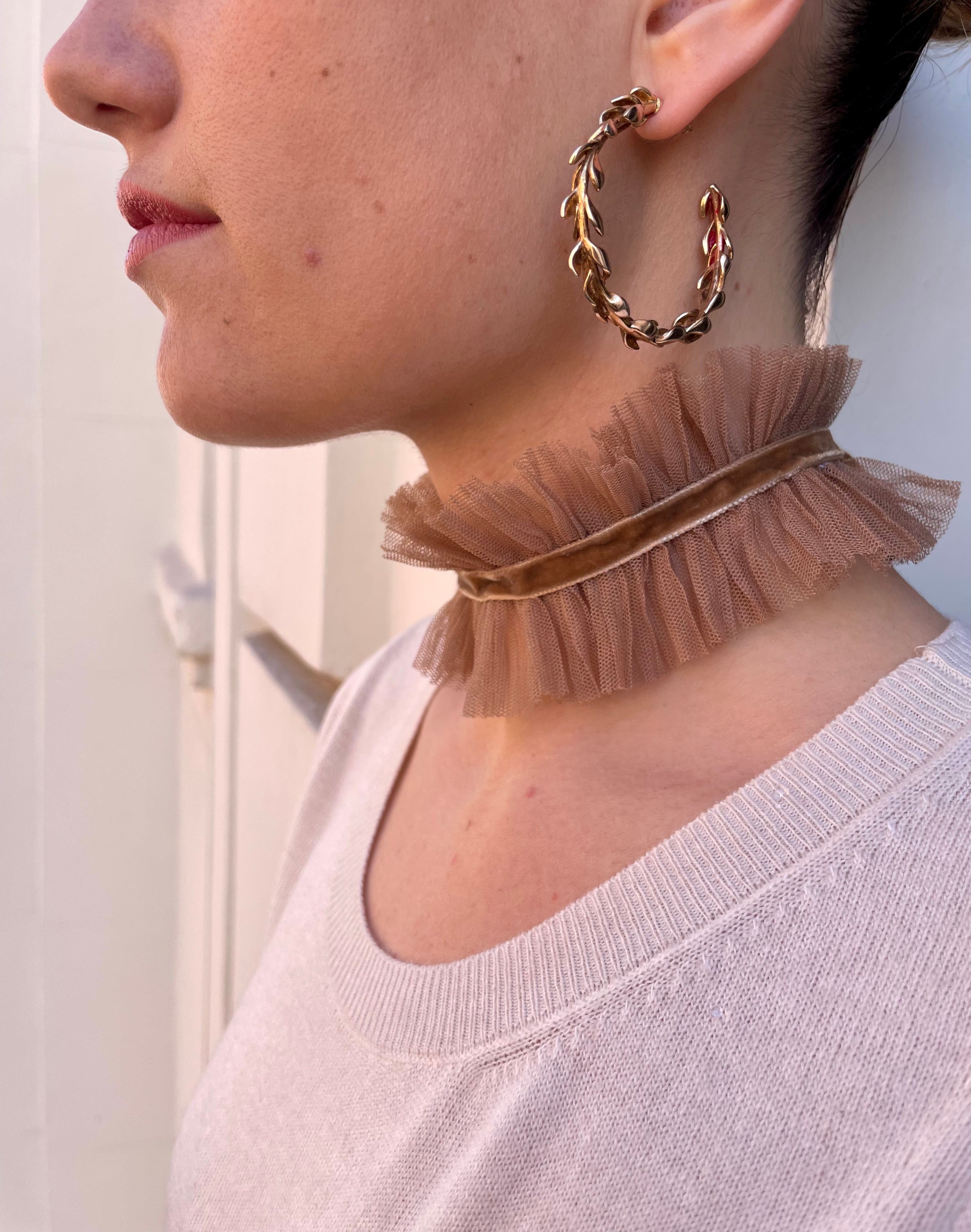 Choker Eugenia Beige