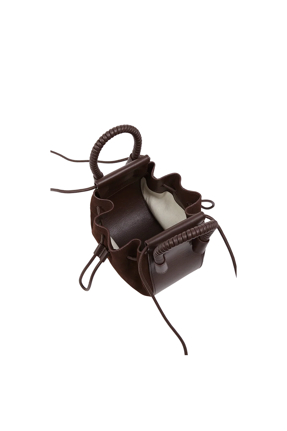 Bubble Bag |  Dark Chocolate Suede