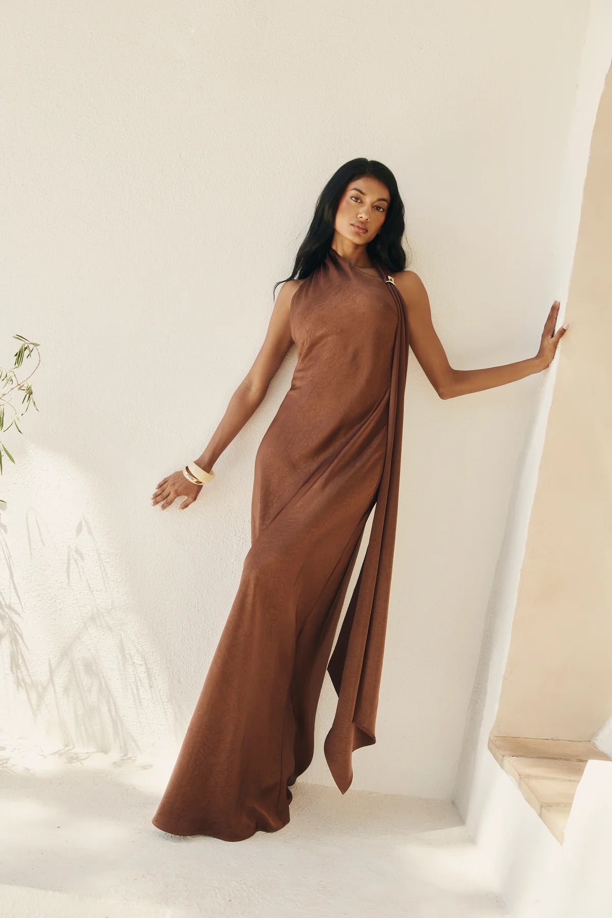 Vestido Soleá Marròn