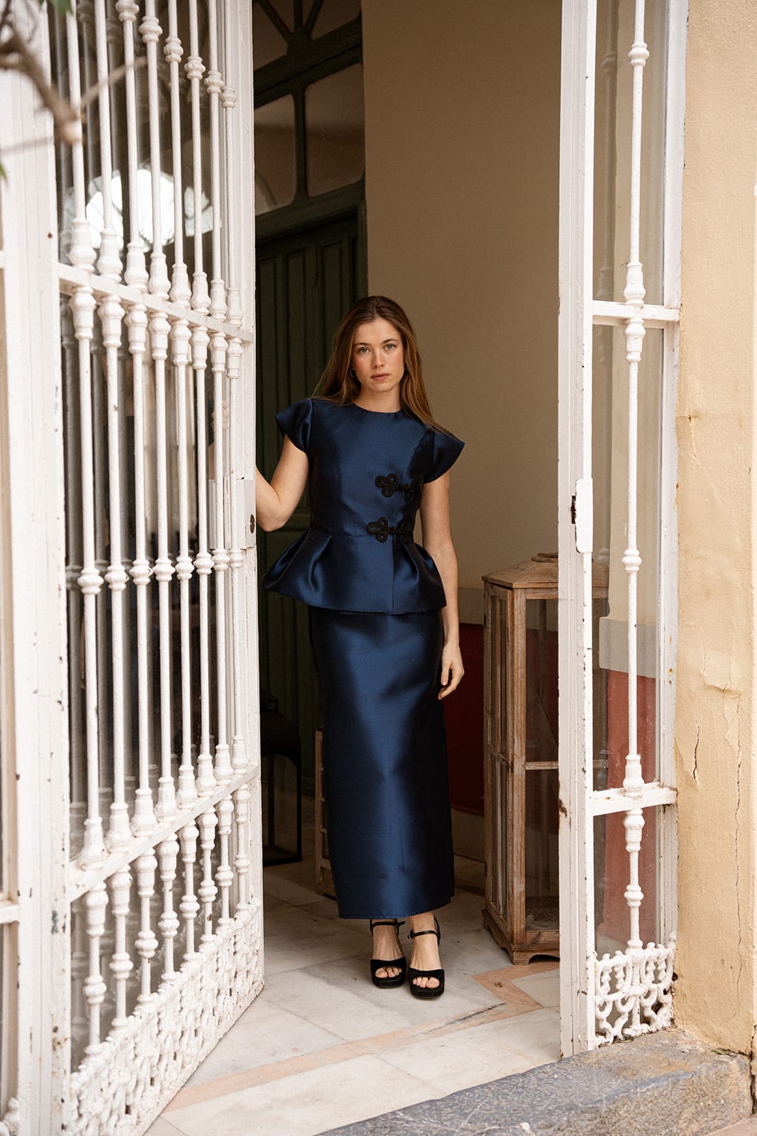 Falda Emi Azul Marino