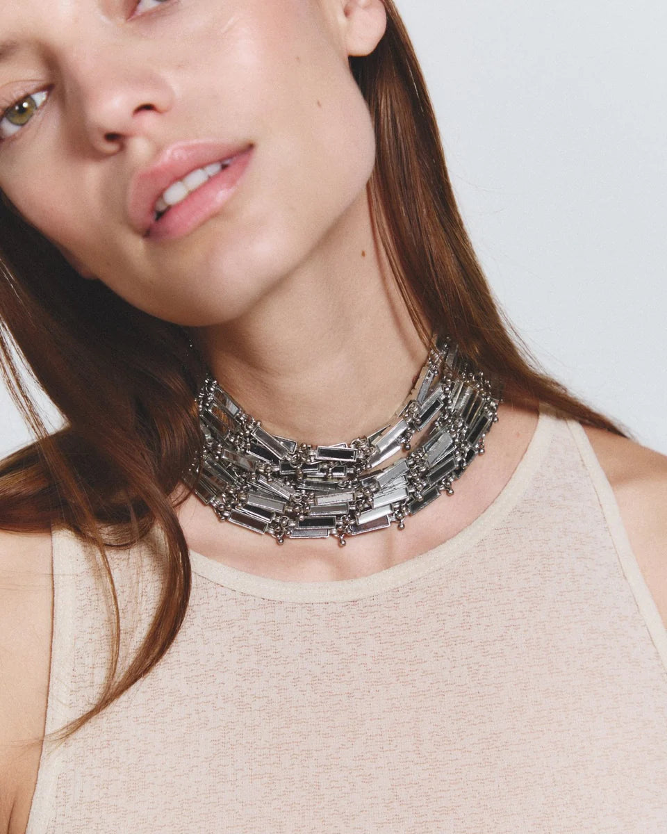 Choker Reversible Eunice Plateado