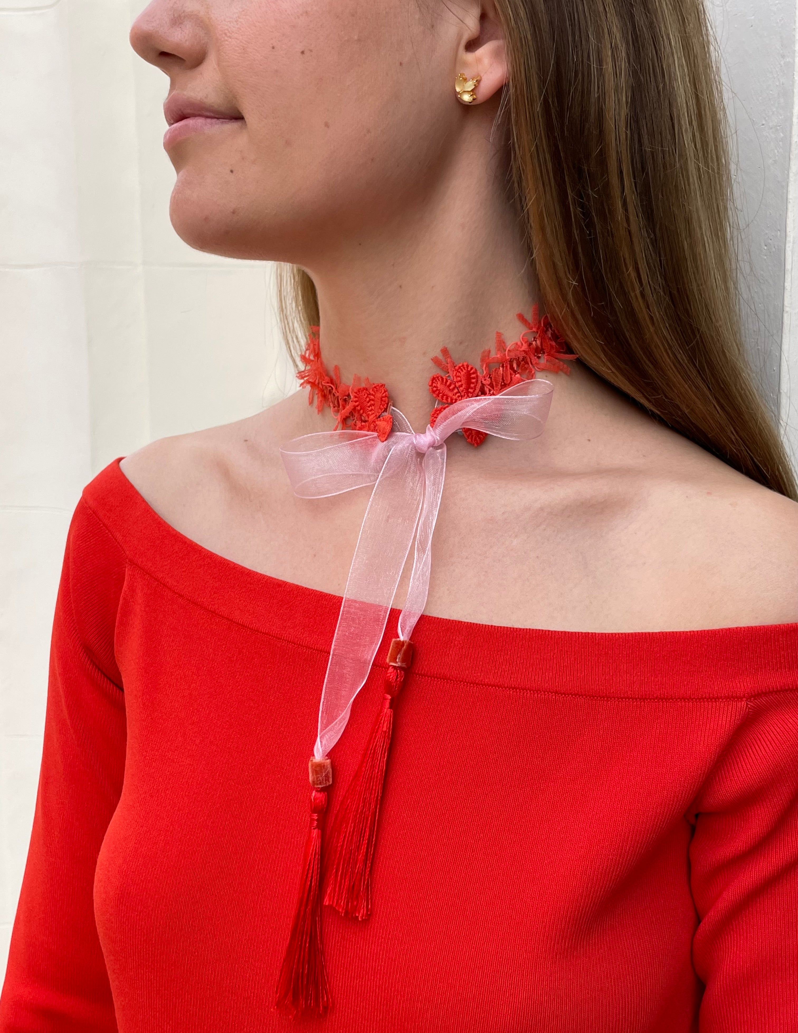 Choker Margot Coral