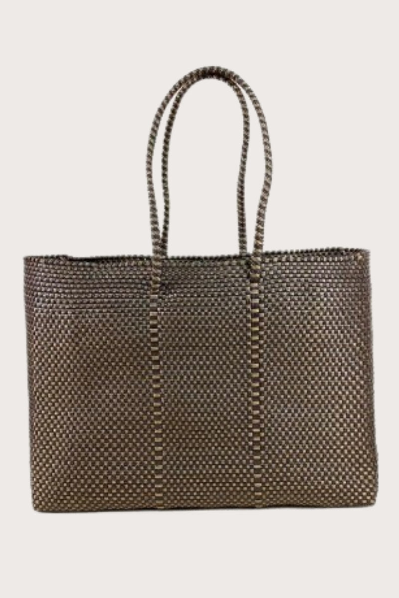 Tote Brown & Gold