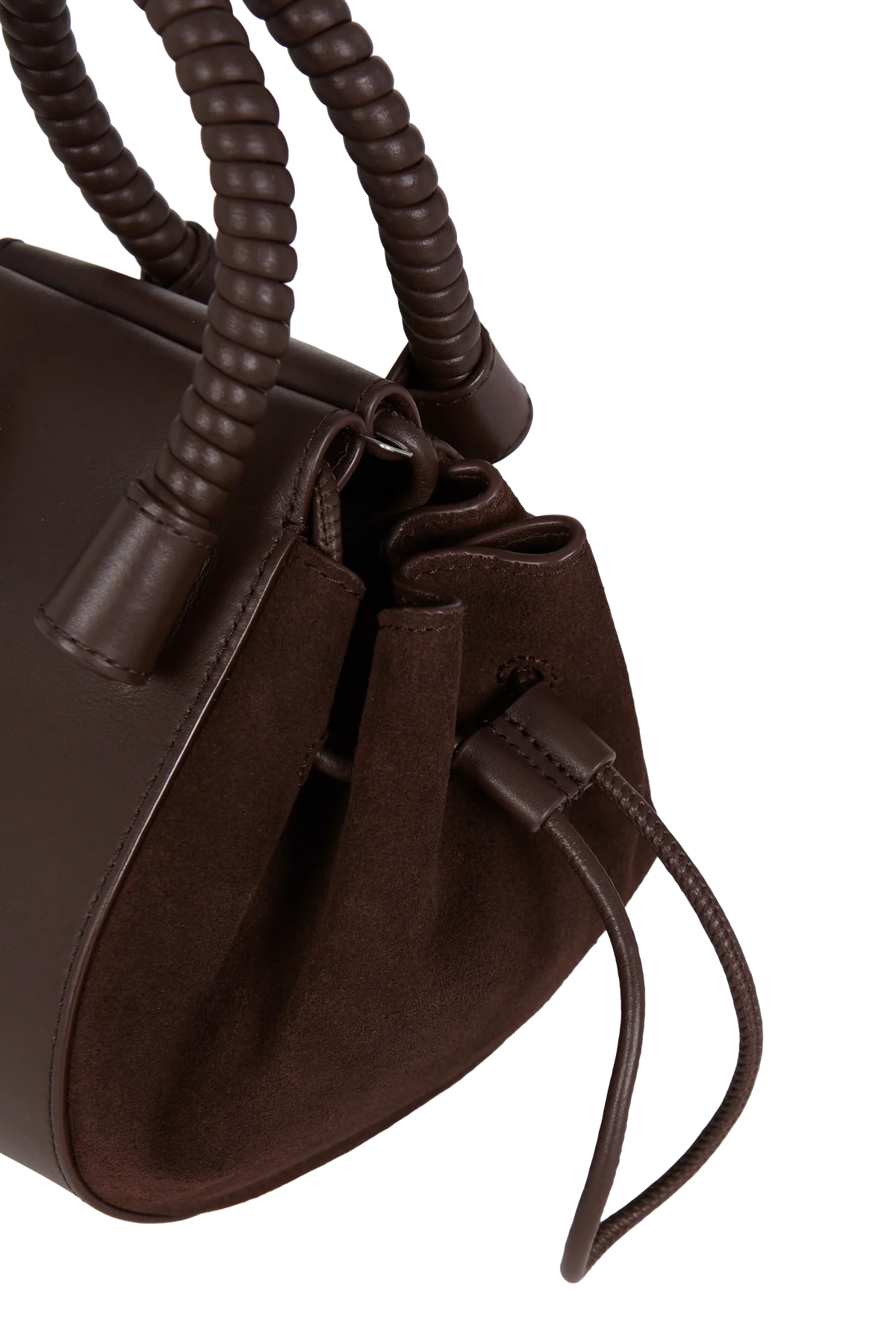 Bubble Bag |  Dark Chocolate Suede