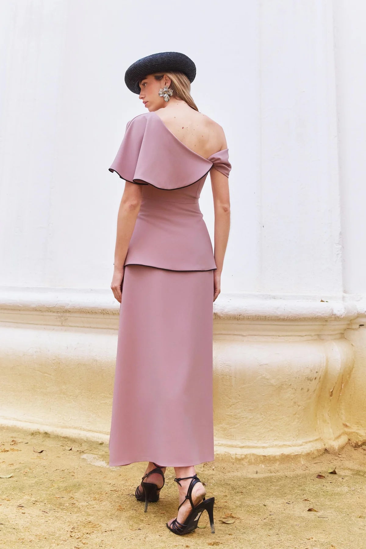Vestido Midi Zeya Dusty Pink