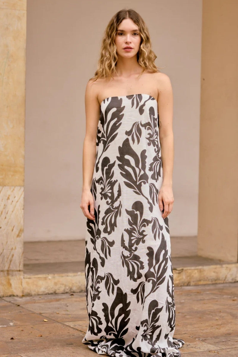 Inara Dress Negro Samar Zarzour