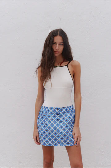 Falda Min Shale Print