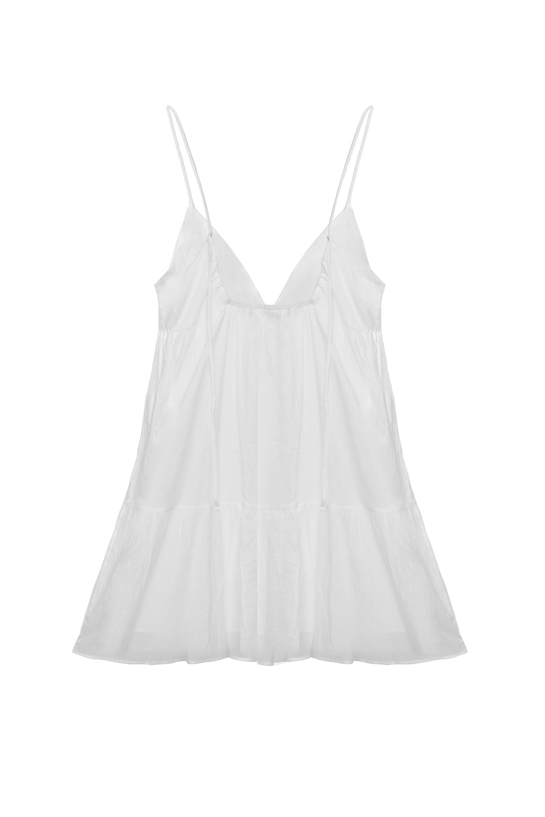 Vestido Mini Blanco 100% Algodón