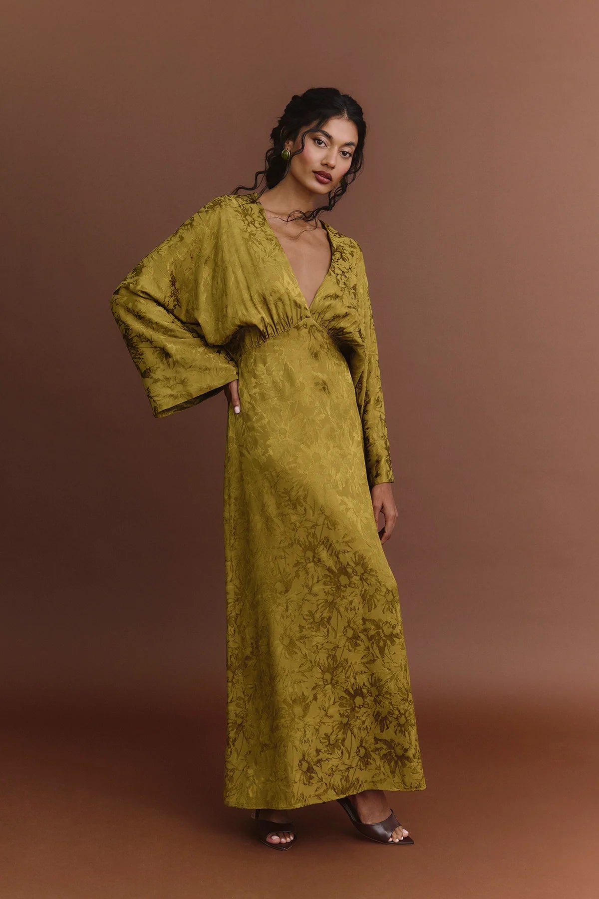Vestido Diletta Verde Aceite