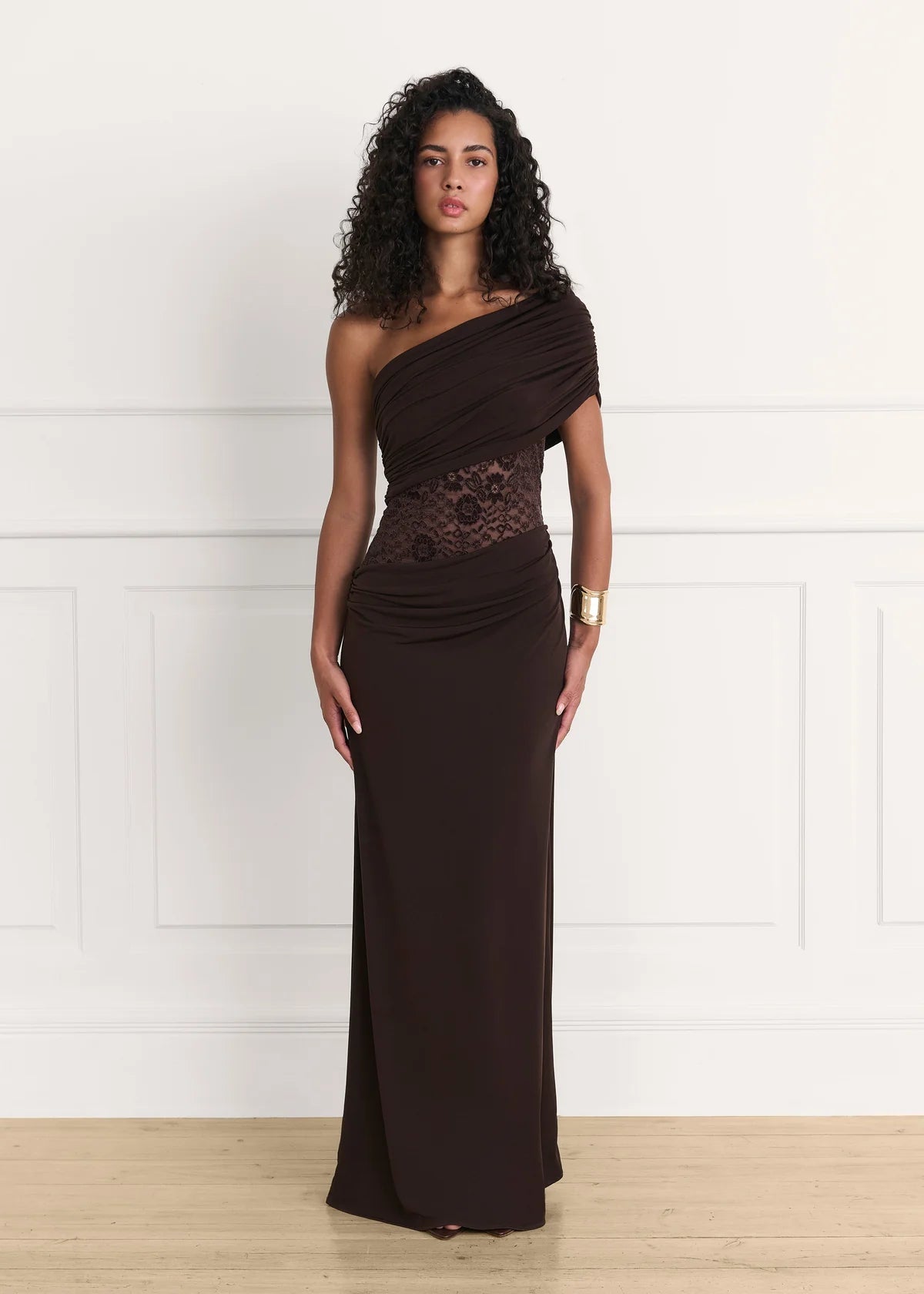 Vestido Danielle Marrón