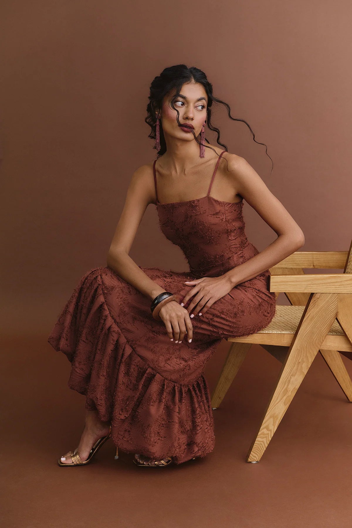 Vestido Vespro Terracota