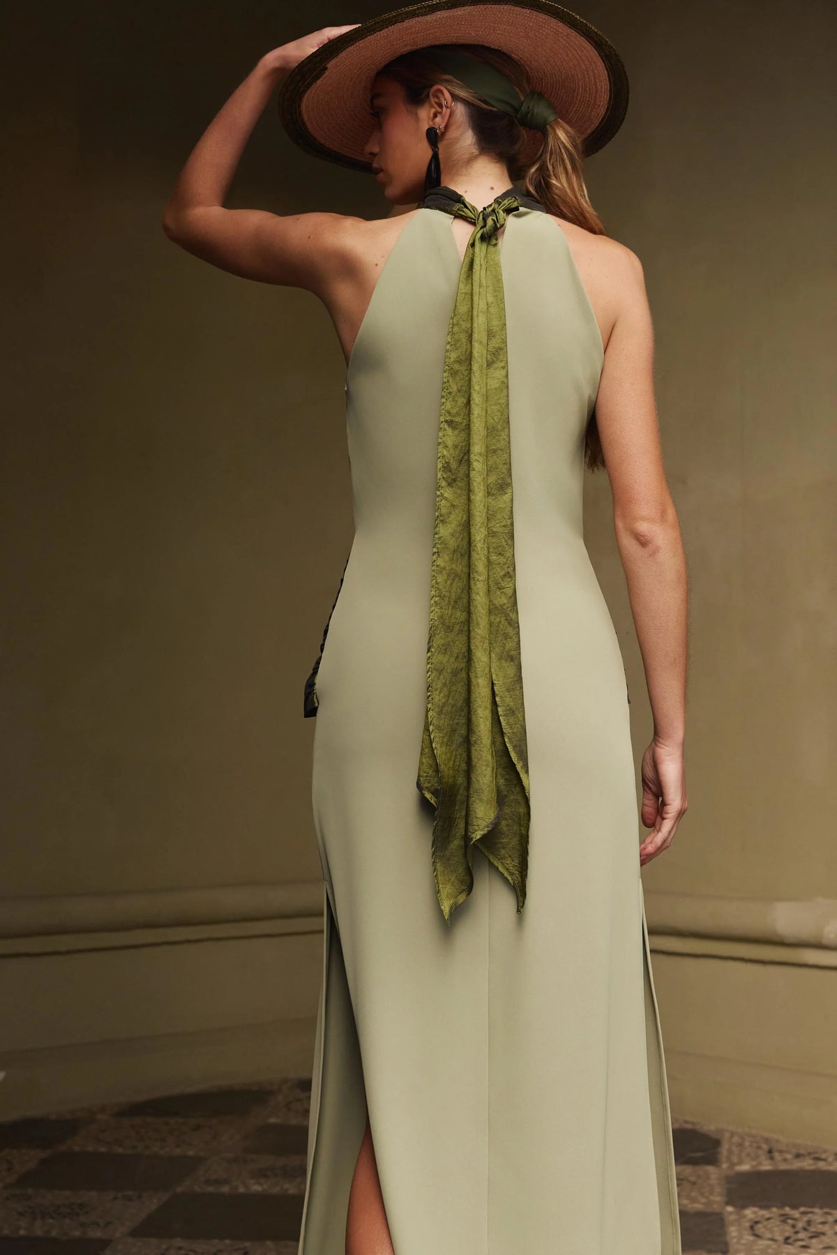 Vestido Midi Sora Salvia