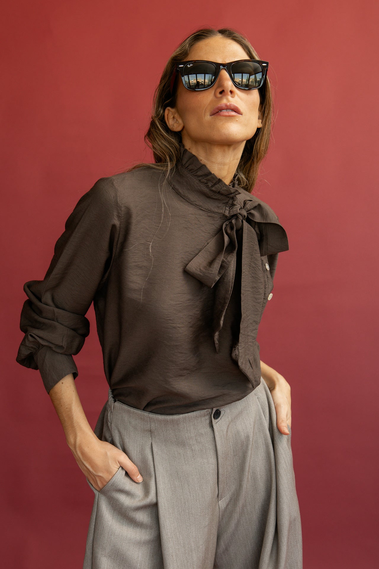 Camisa Turín Marrón