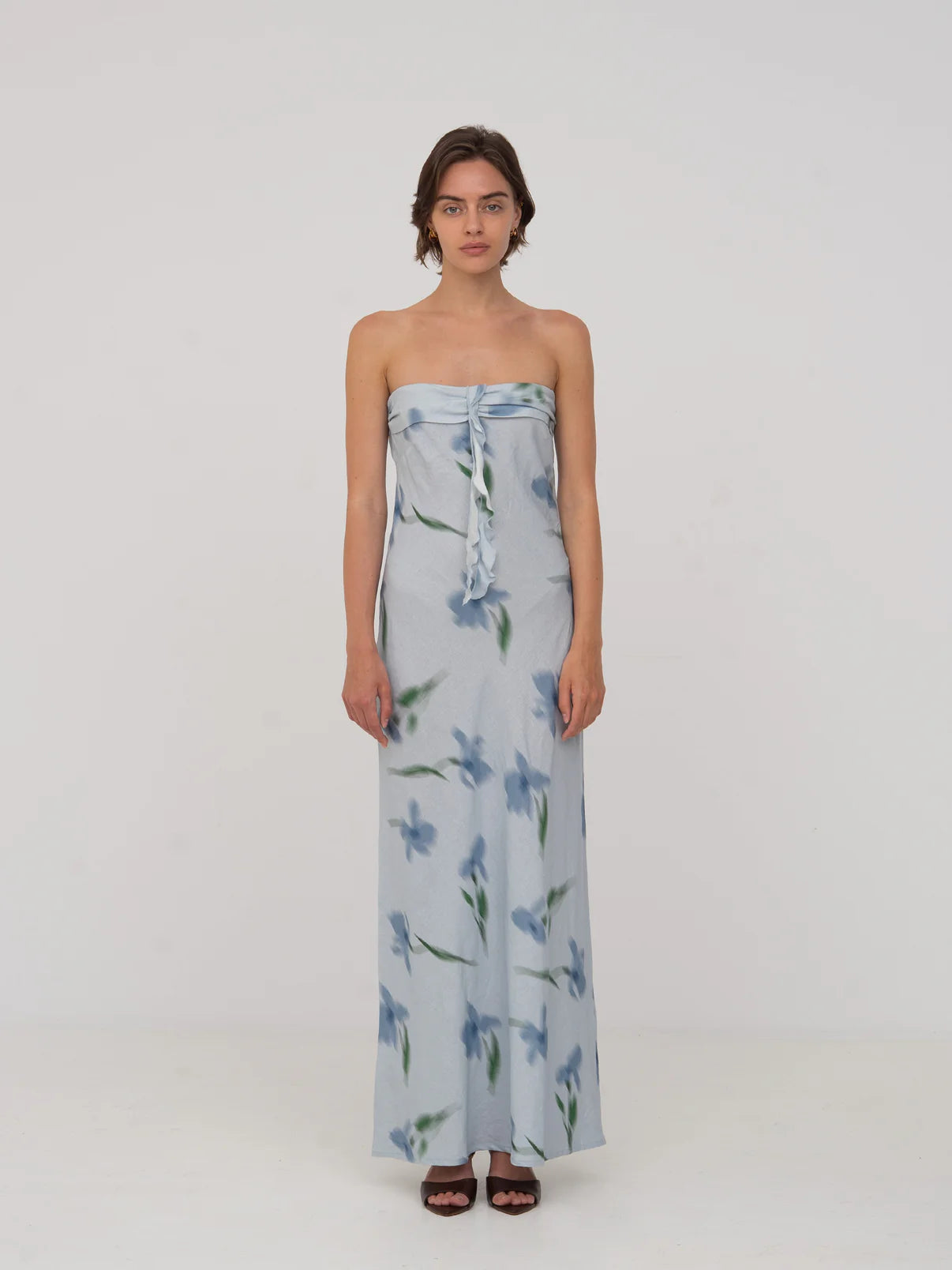 BLUE FLOWER PRINT DREAM DRESS