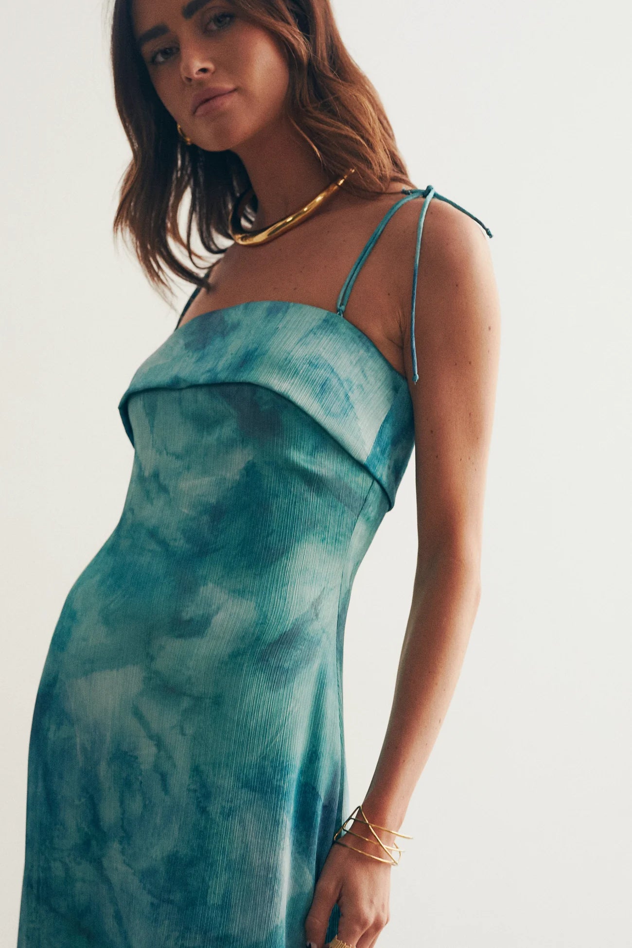 Vestido Helena Aqua