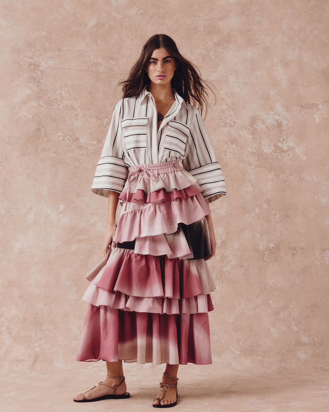 Copacabana Tie Dye Pink Skirt