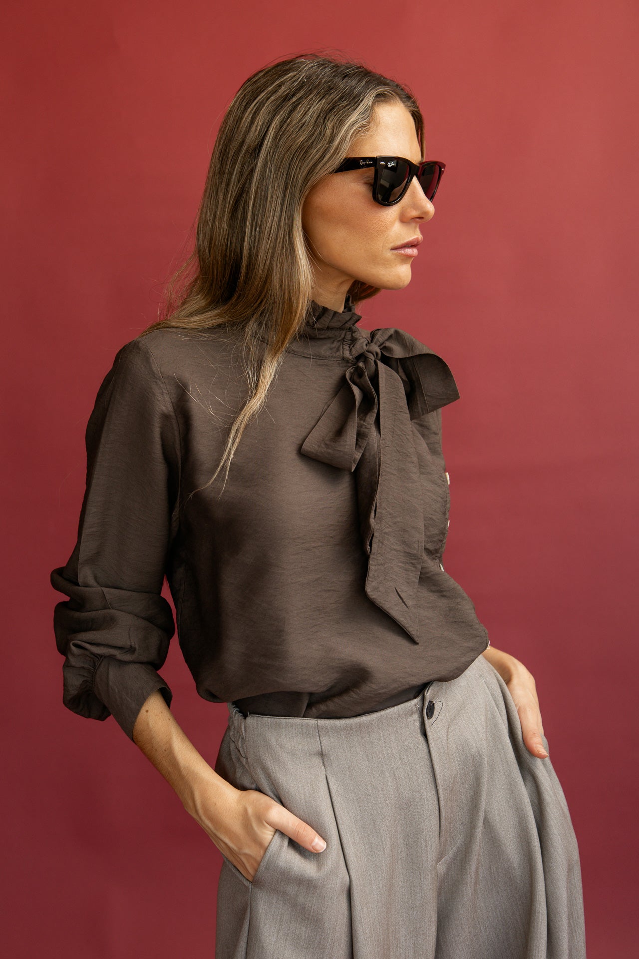 Camisa Turín Marrón