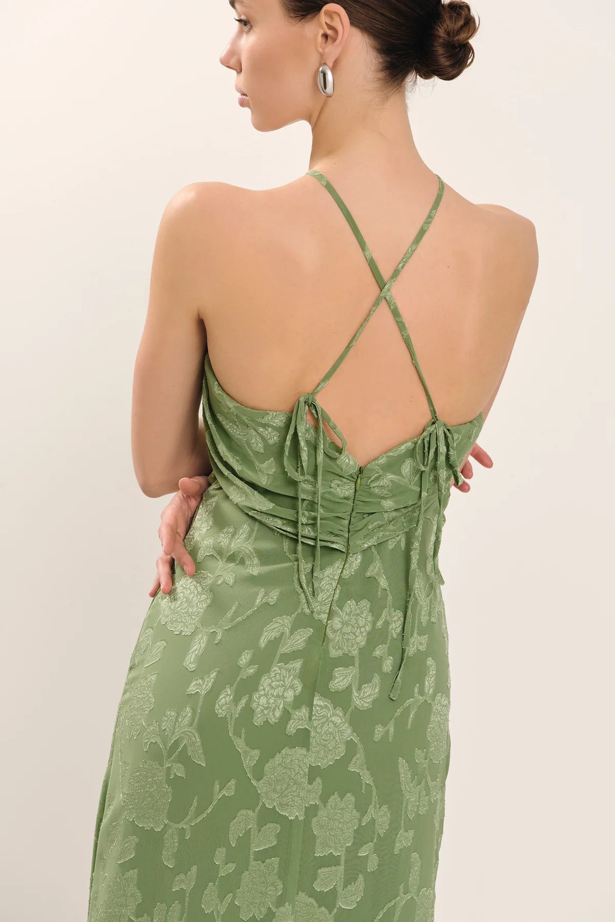 Vestido Greta Verde Salvia