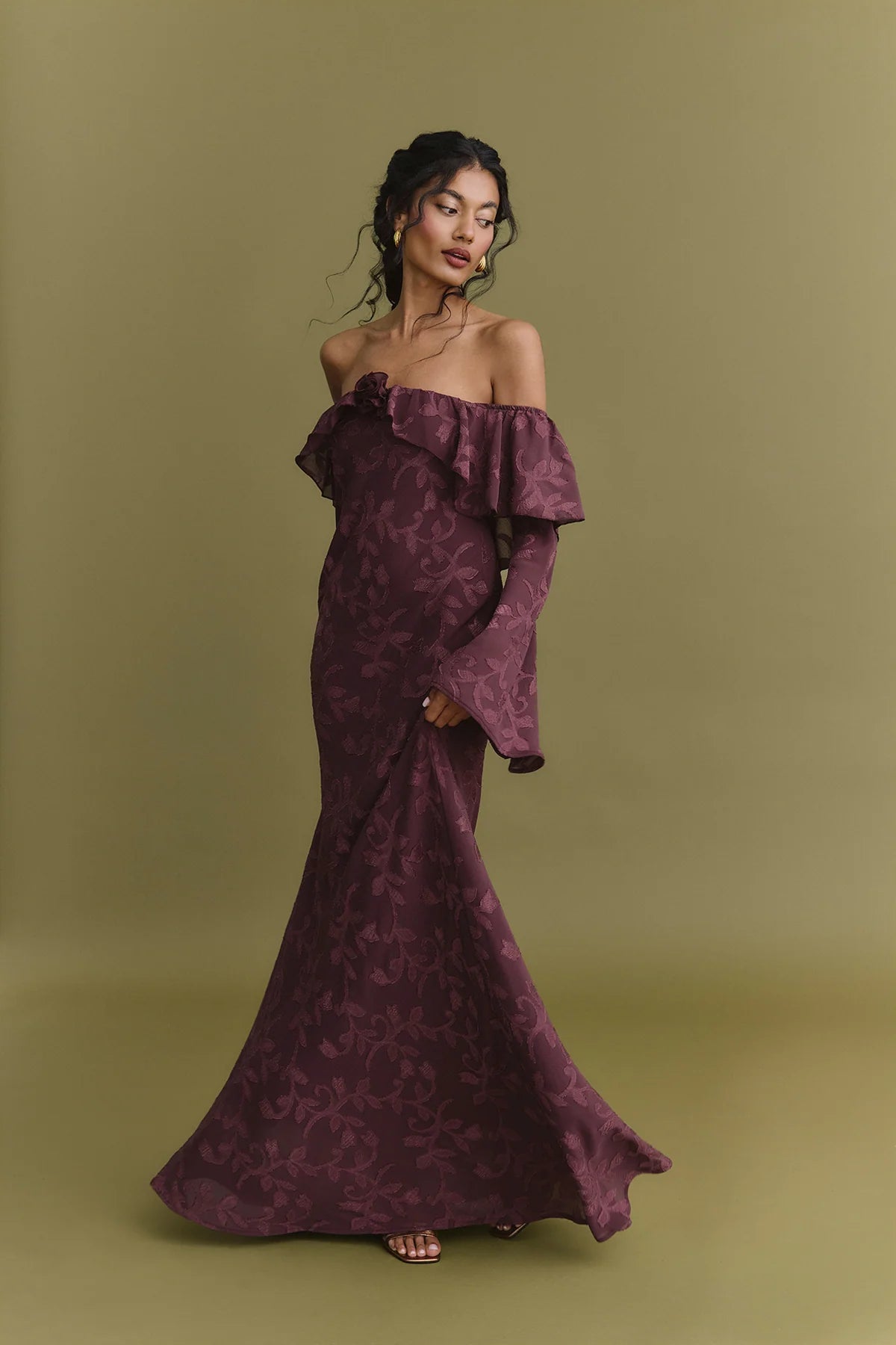 Vestido Amarante Morado