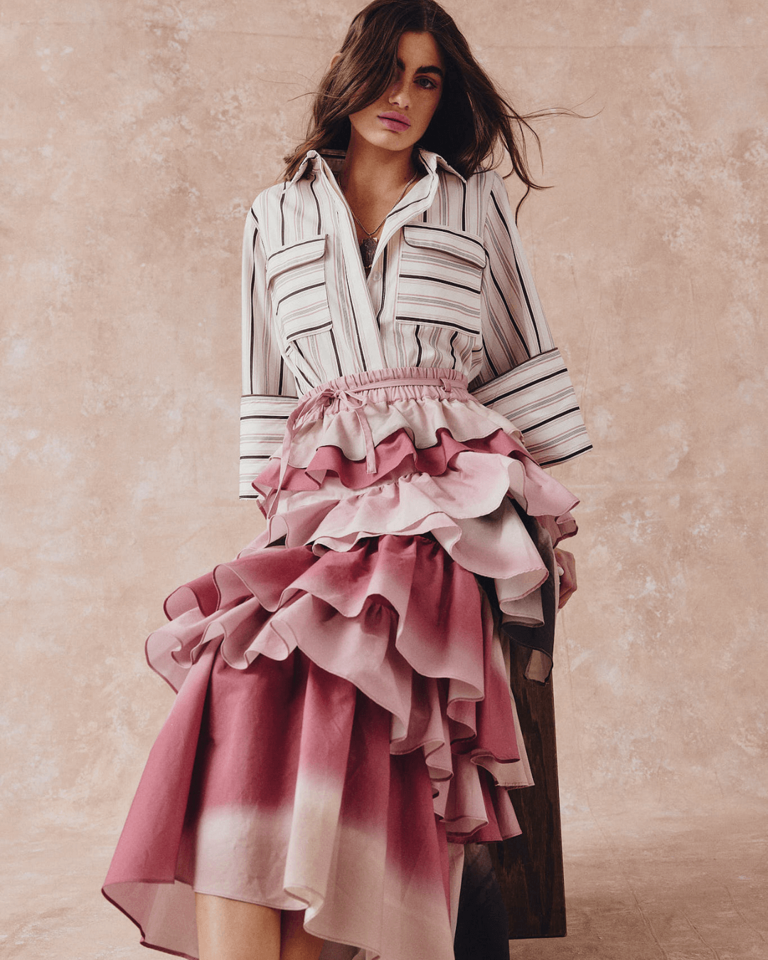 Copacabana Tie Dye Pink Skirt