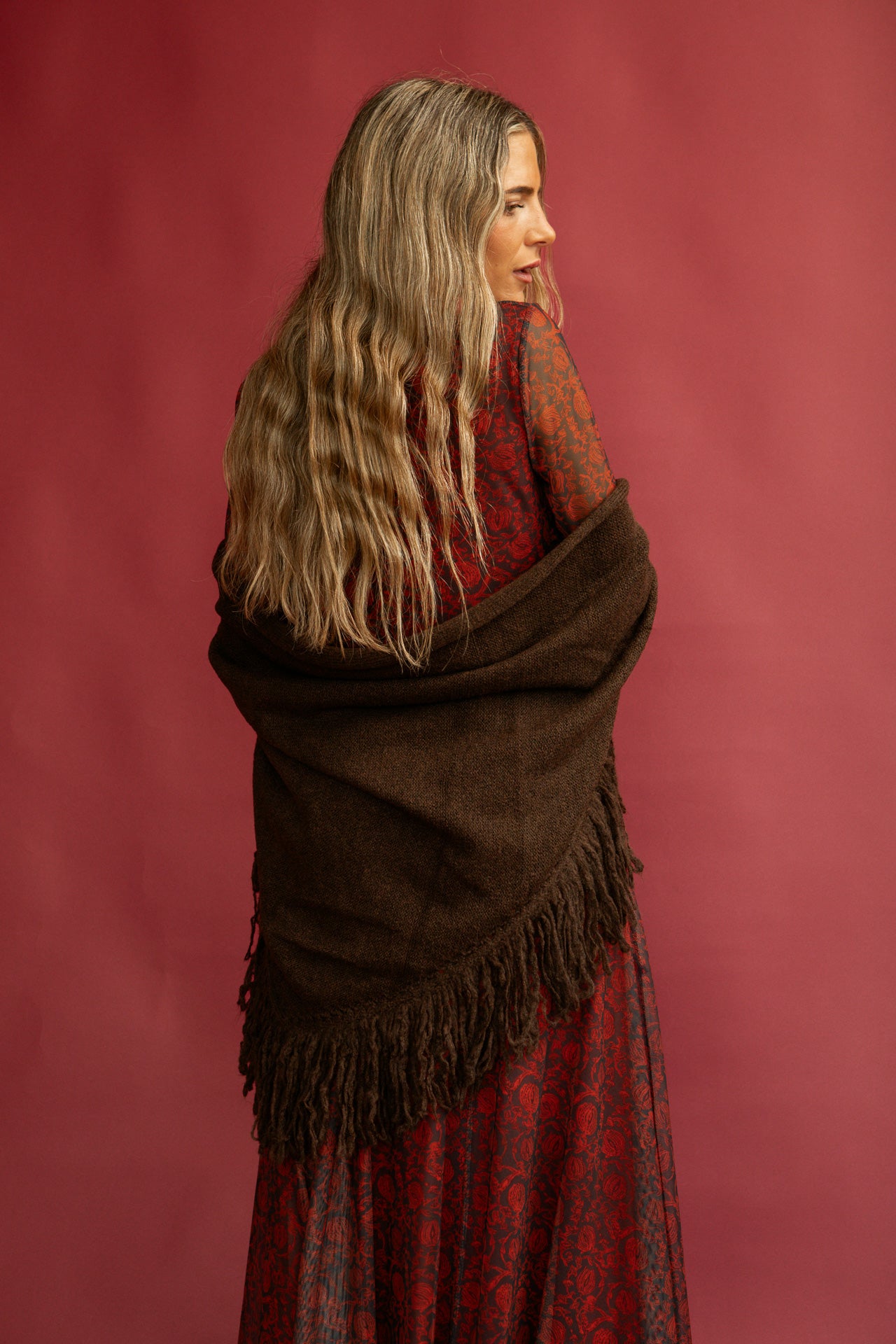 Poncho Meissa Marrón