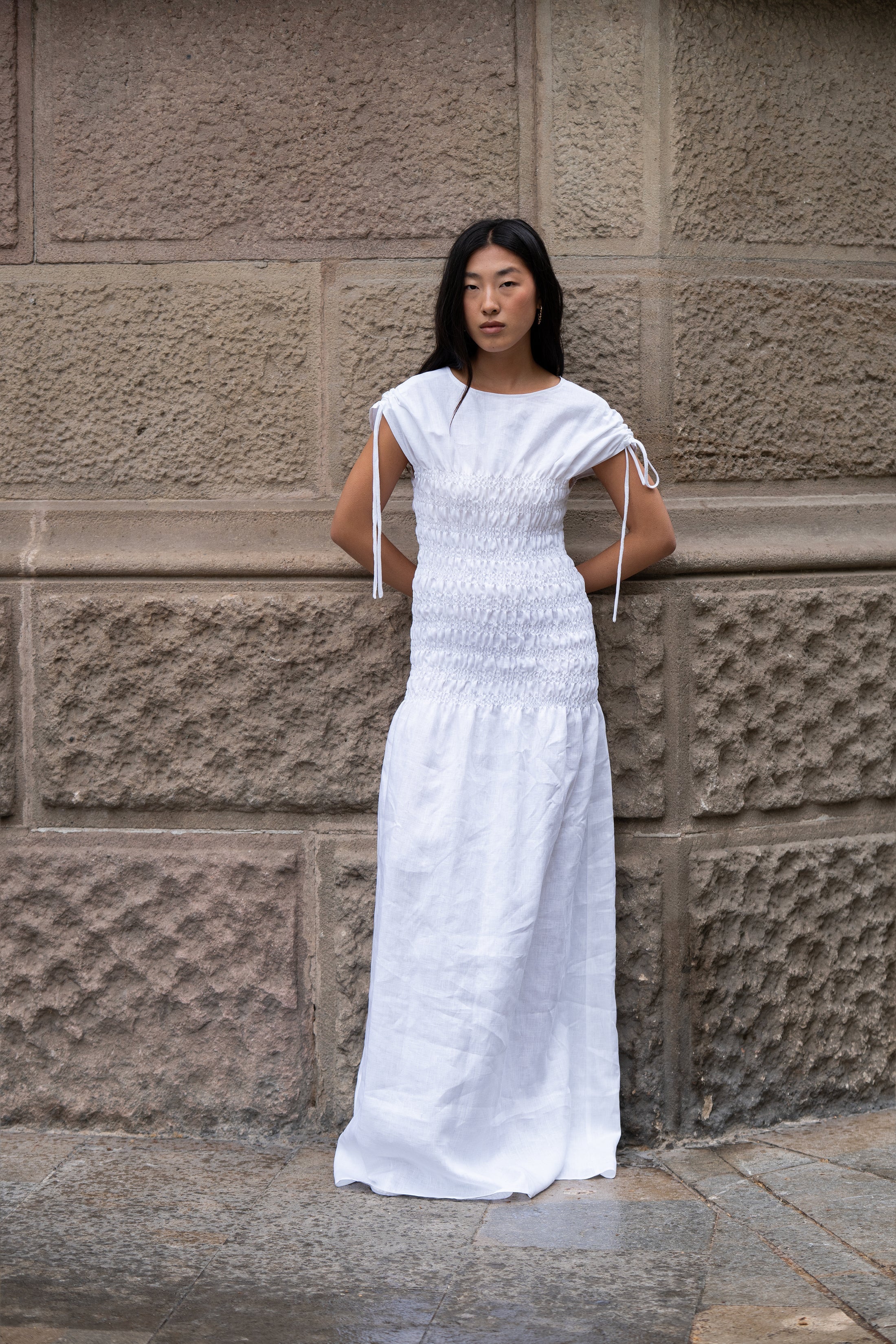 Vestido Ren Blanco (100%Lino)