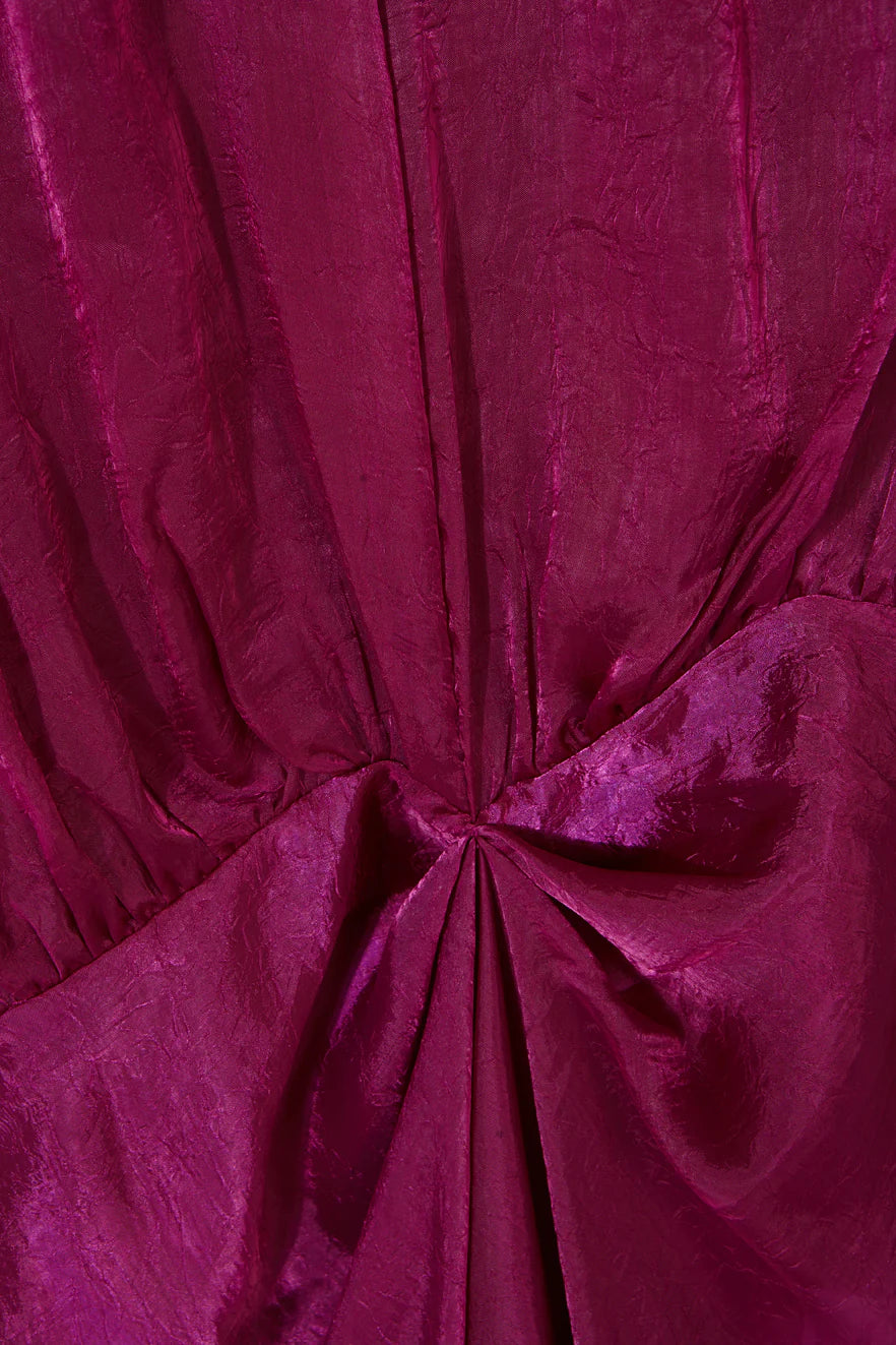 Vestido Varkala Rosa Seda