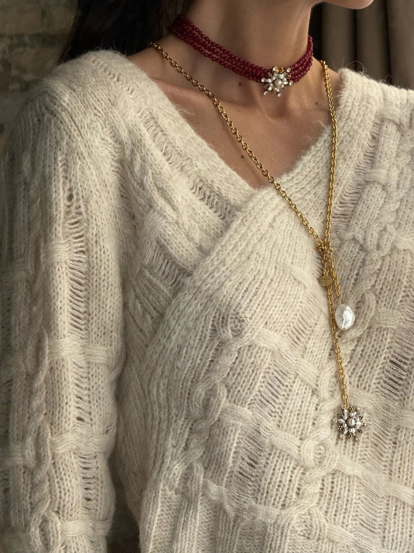 Choker Adicted Cereza Estrella Clara