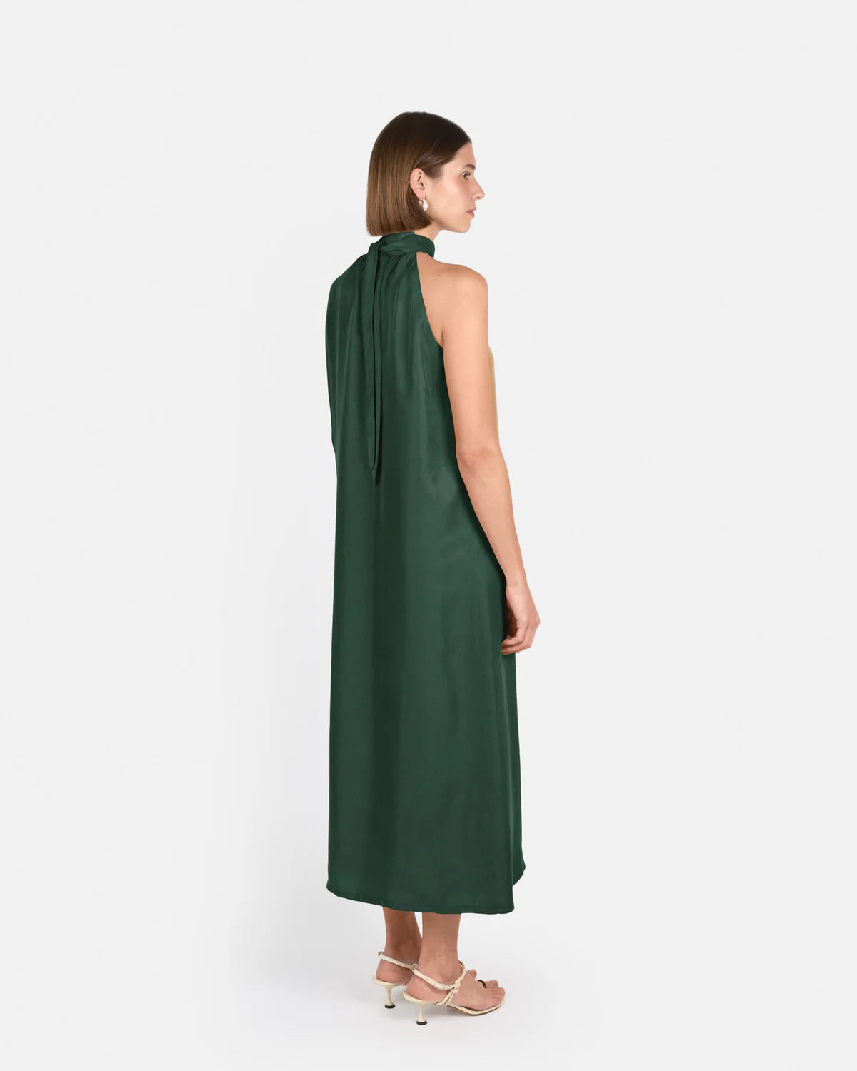 Vestido Halter Dark Green