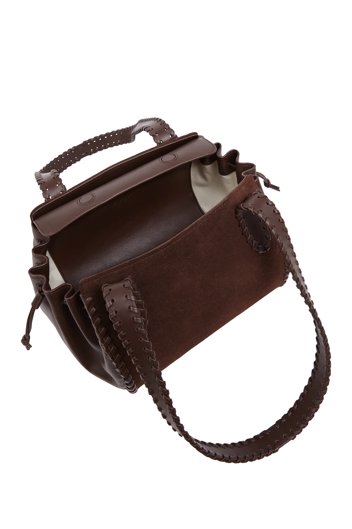 Rider Bag | Dark Chocolate Suede
