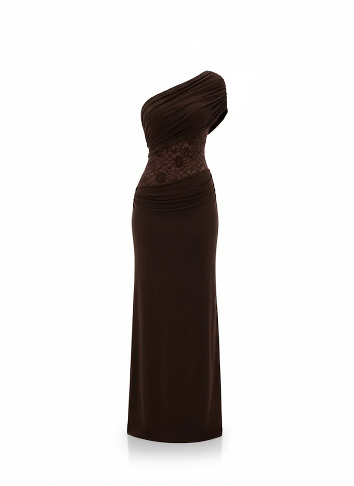 Vestido Danielle Marrón