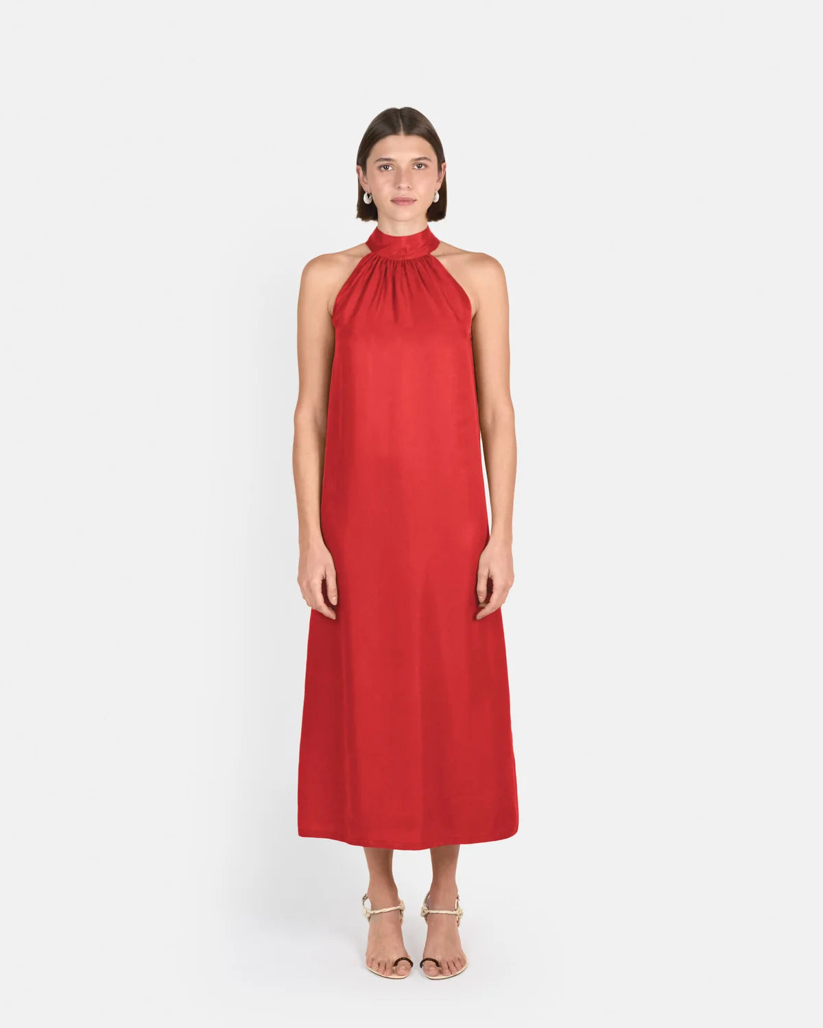 Vestido Halter Samba Red