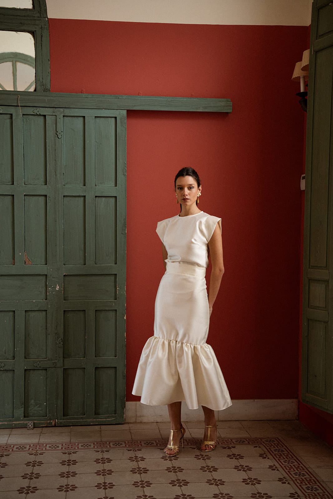 Falda Dalia Crudo Midi