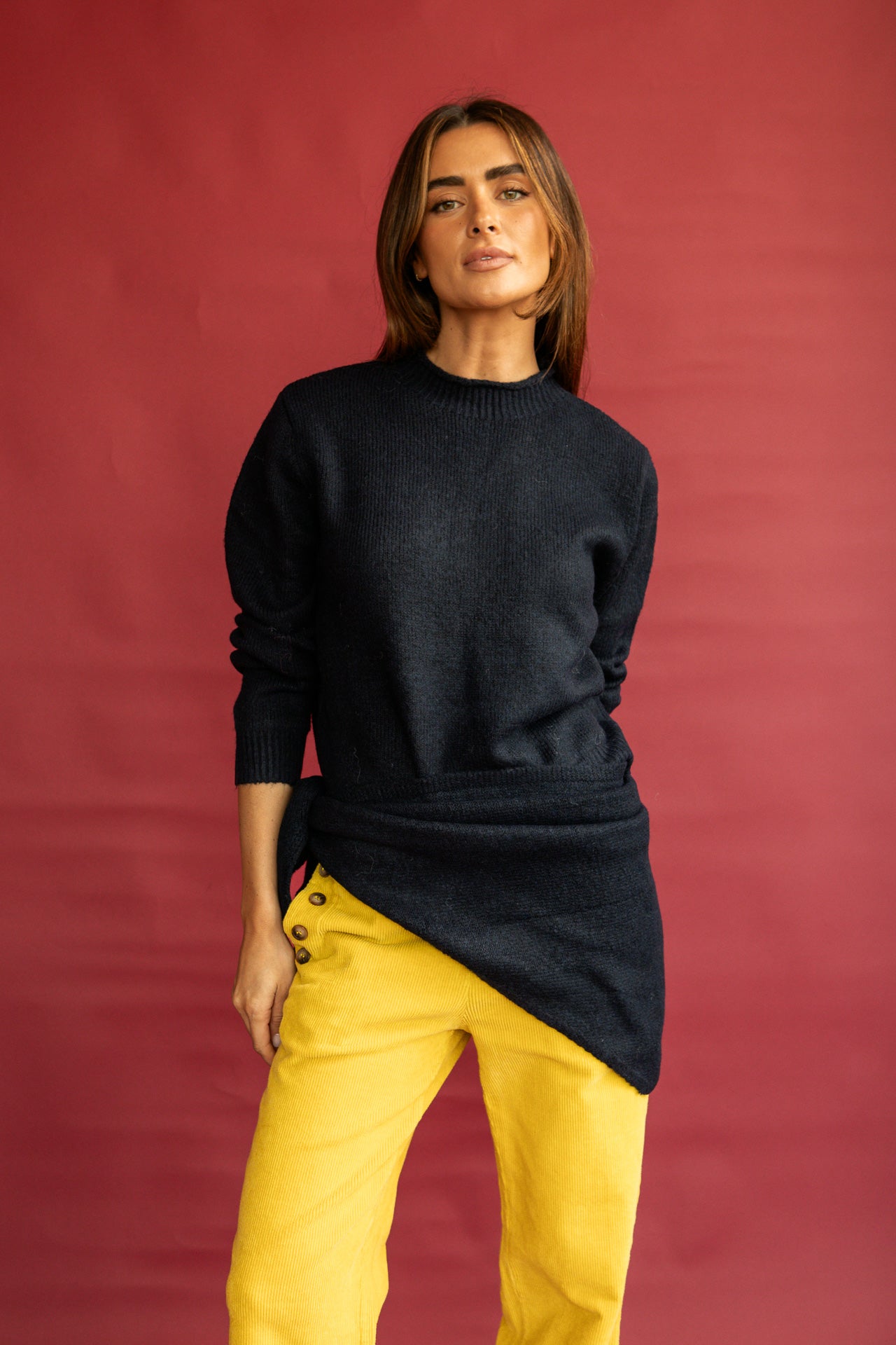 Jersey Bolonia Azul Marino