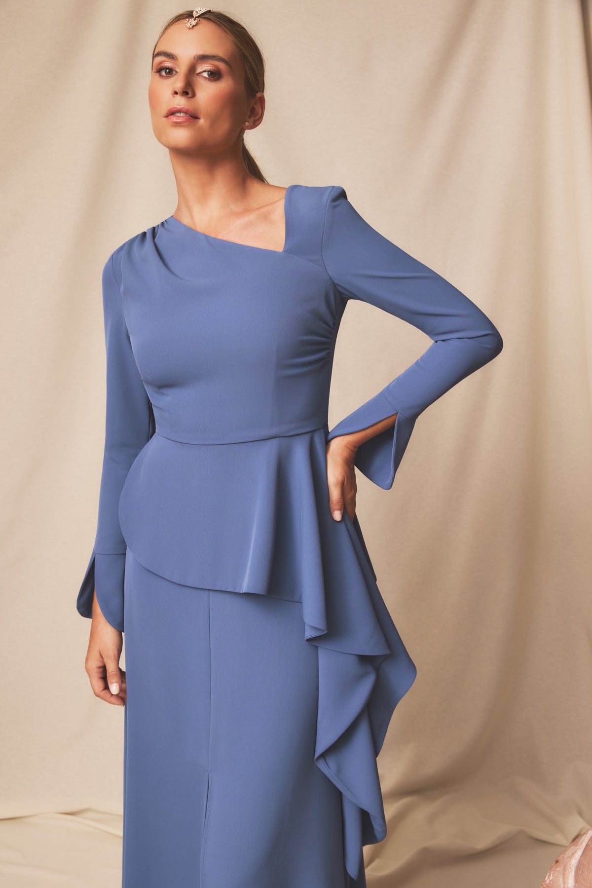 Vestido largo Albor Azure