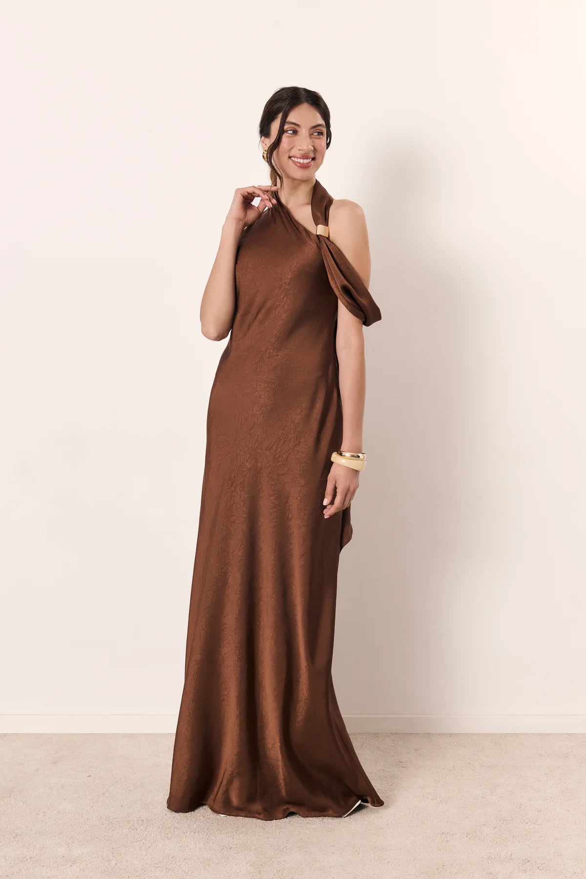 Vestido Soleá Marròn