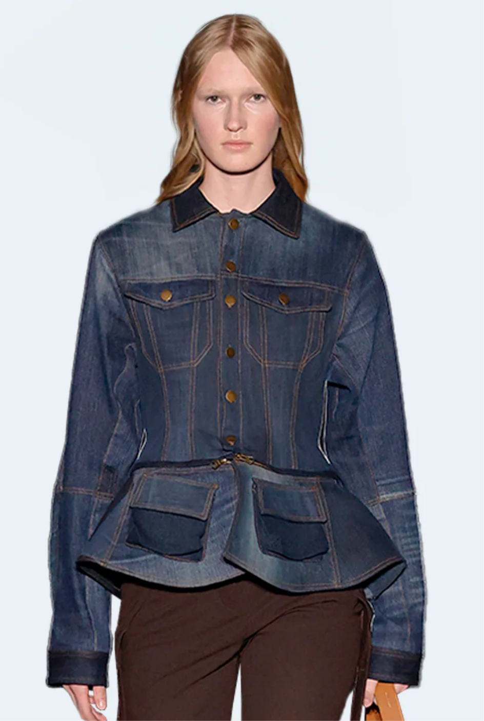 Upcycled denim jacket